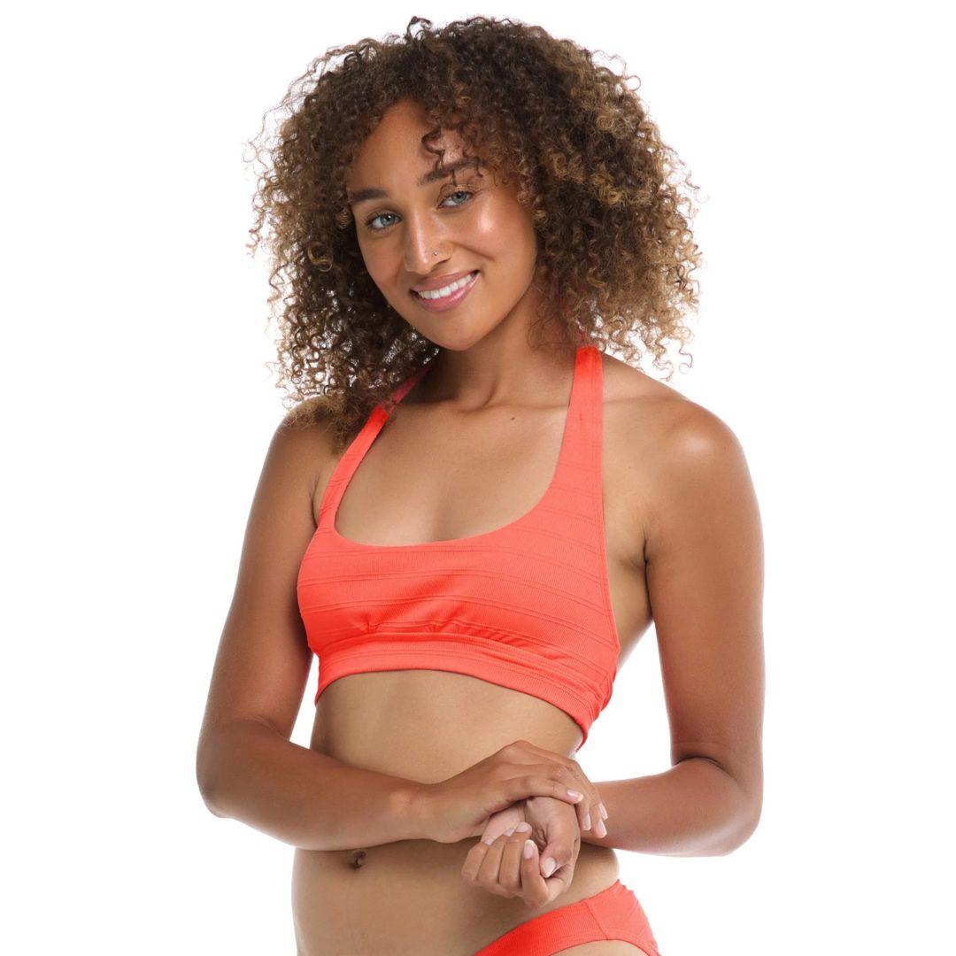 Eidon Citrus Corinne Halter Bikini Top